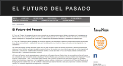 Desktop Screenshot of elfuturodelpasado.com